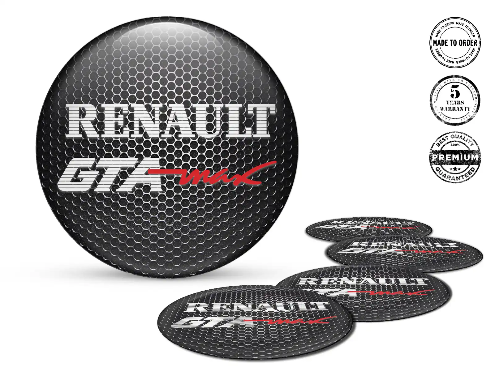 Renault Gewölbte Emblem Design Harz-Radlogos